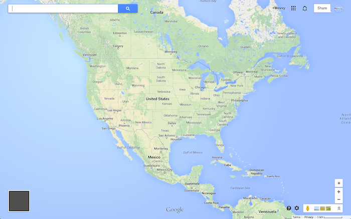 google maps screen shot